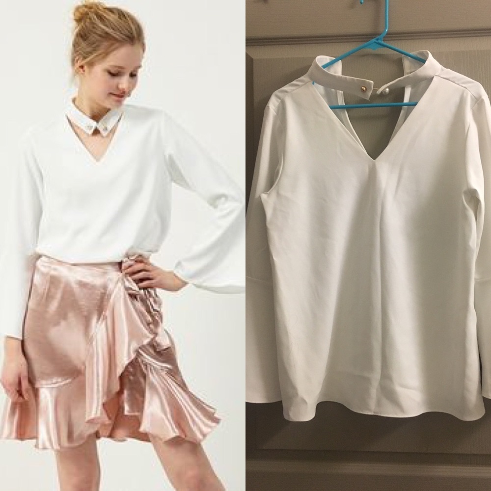 Storets pearl blouse